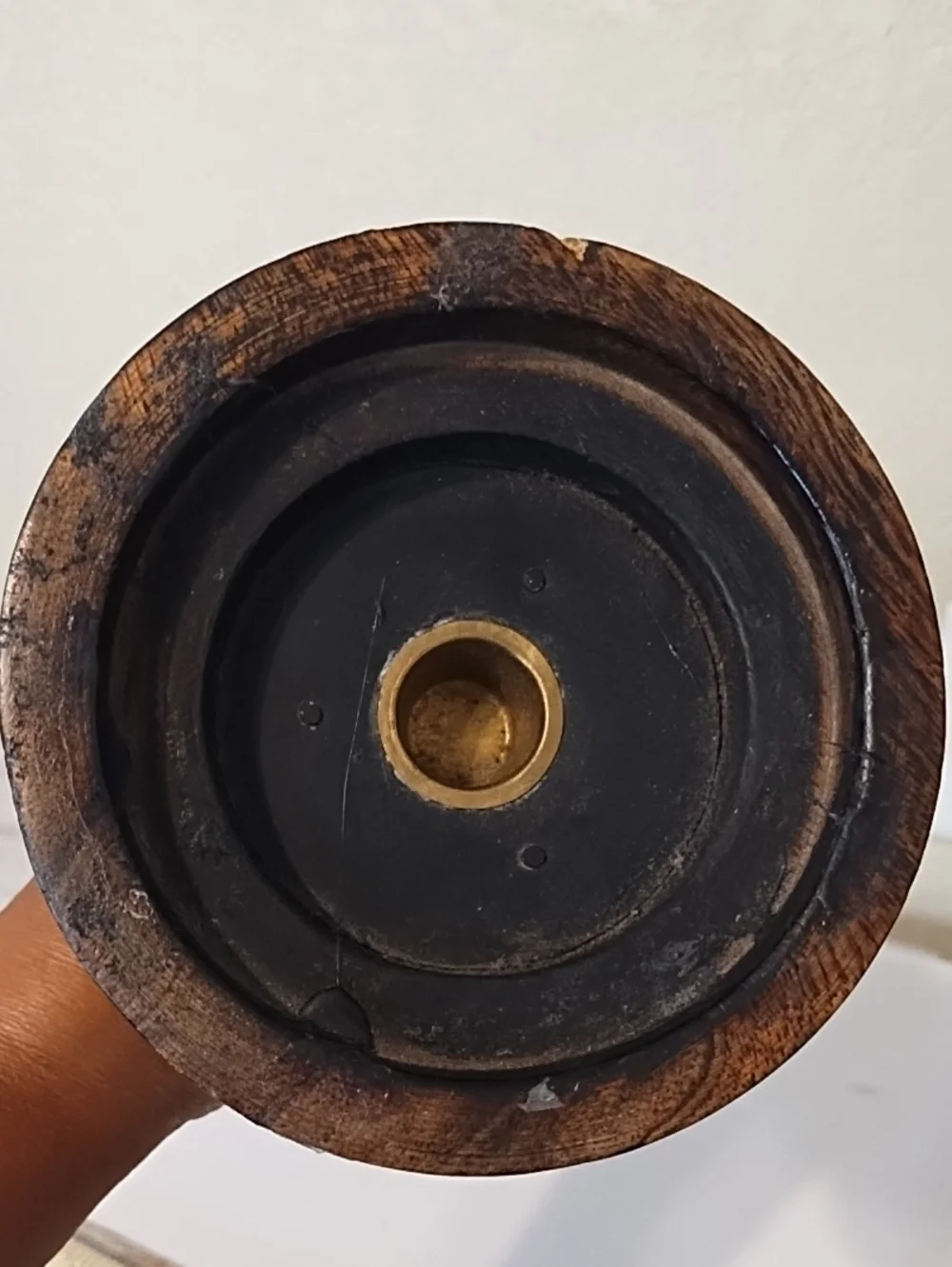 Wooden Candle Stick Holder